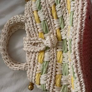 Never used, cute woven purse